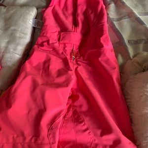 SPYDER SKI BIB SIZE 3 PINK KIDS